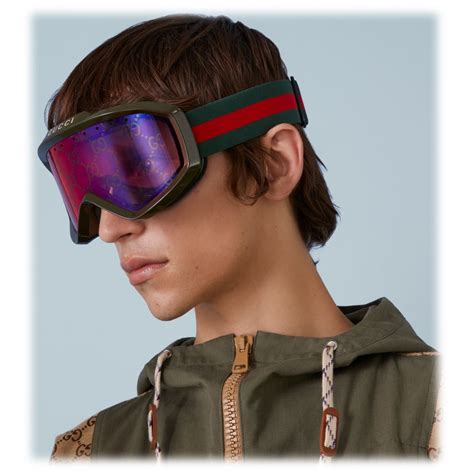 maschere da sci di gucci|Gucci Eyewear Maschera da sci GG .